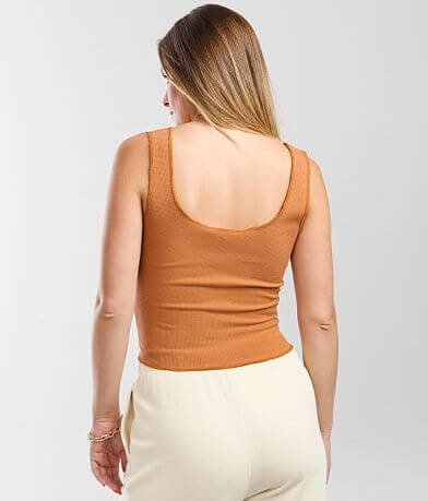 Gilded Intent Color Block Tank Top BACK