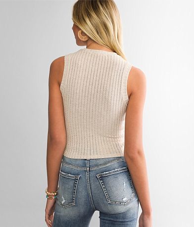 Gilded Intent Ruched Tank Top back view