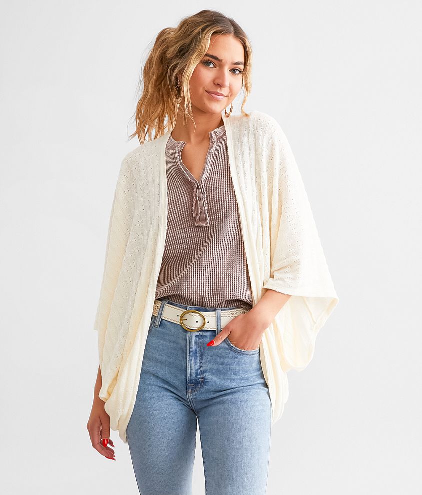 Daytrip Pointelle Cocoon Cardigan