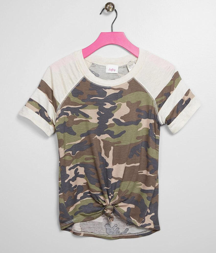 Camouflage shirts for sales girls