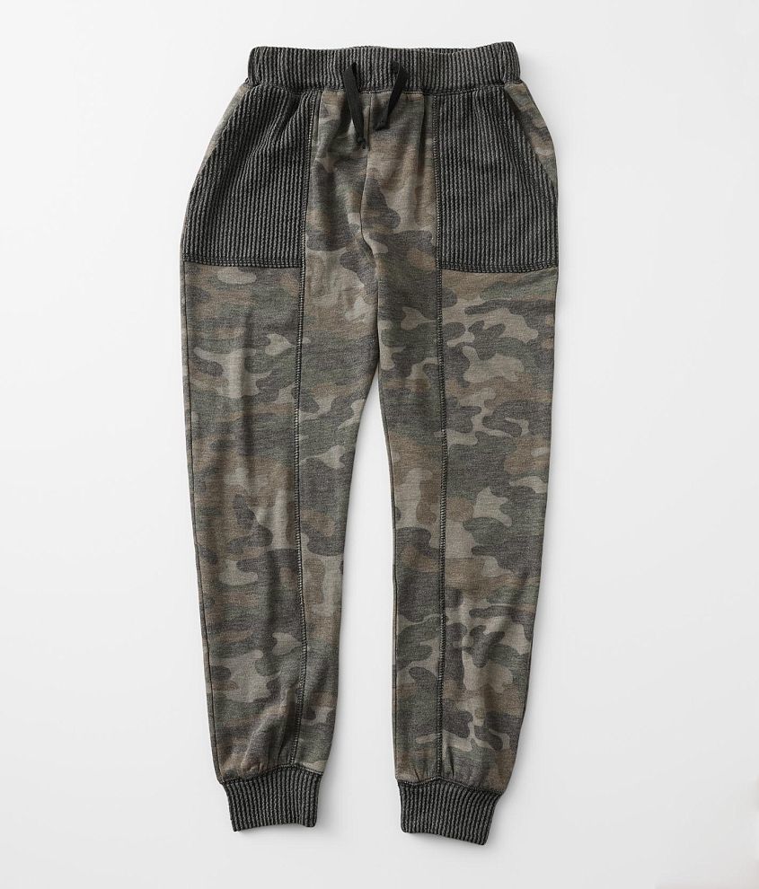 Girls - BKE Lightweight Camo Jogger front view