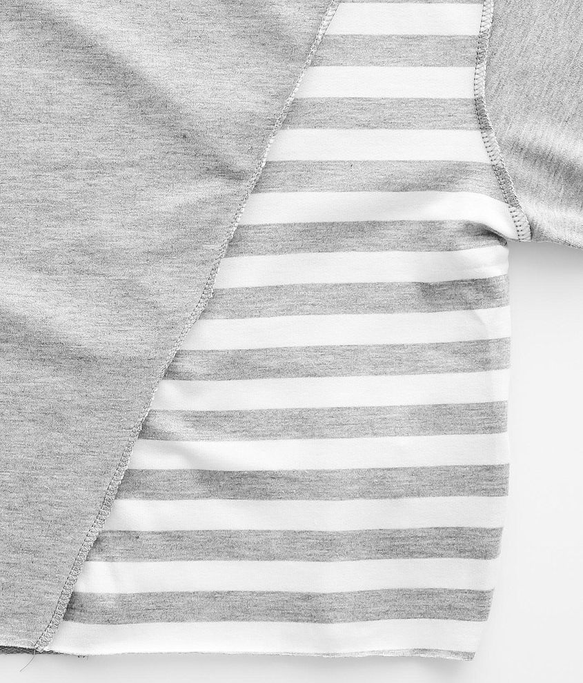 Girls - Striped Knit Top