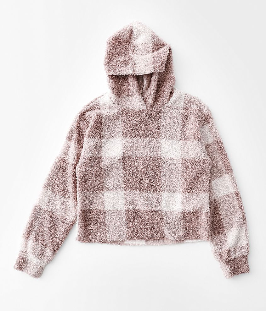 Girls discount sherpa hoodie