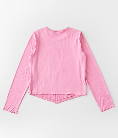 Willow &amp; Root Girls - Sequin Mesh Top BACK