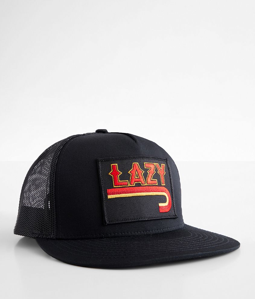 Lazy J Ranch Wear Logo Trucker Hat front view