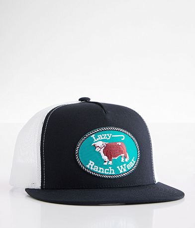 Lazy J Ranch Wear Original Patch Trucker Hat front view