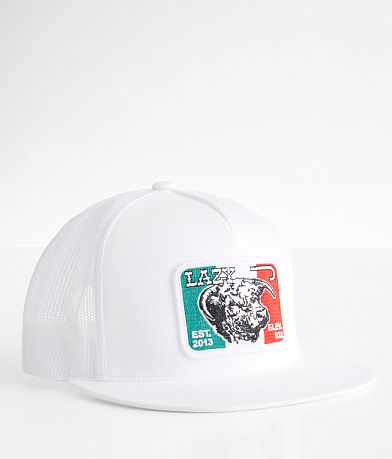 Lazy J Ranch Wear Mexico Bull Trucker Hat front view