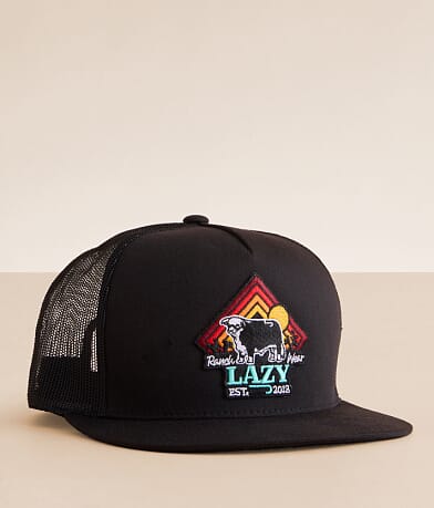 Lazy J Ranch Wear Cactus Rise Trucker Hat front view