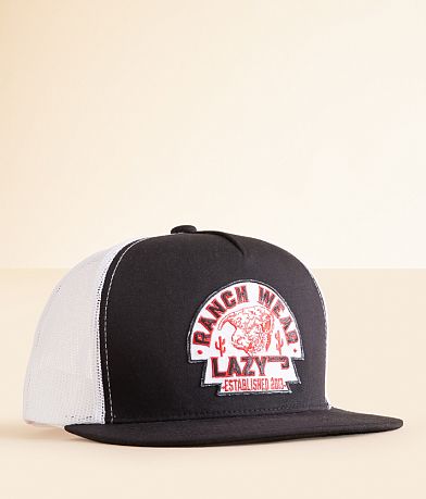 Lazy J Ranch Wear Arrowhead Trucker Hat front view