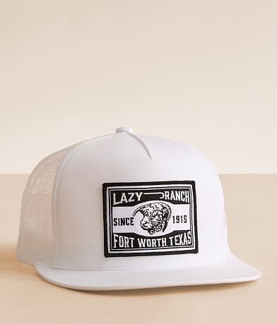 Lazy J Ranch Wear Fort Worth Texas Trucker Hat front view