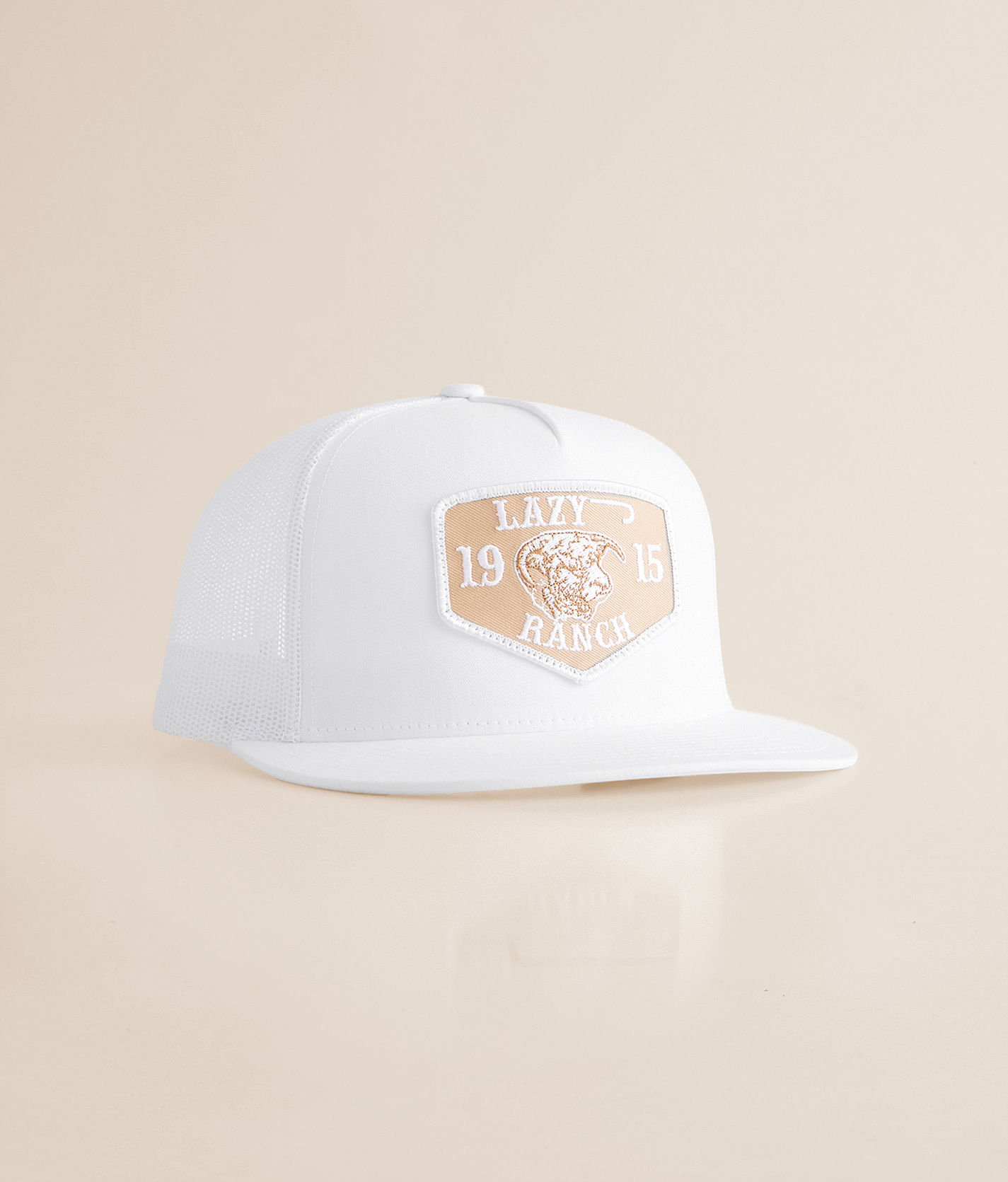 SALE ! upcycled Ranch Yellow and White Cap Amazon.com: WHISKEY BENT HAT CO. Whiskey Ranch Vintage Style  main image 2