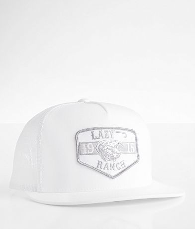 Lazy J Ranch Wear Patch Trucker Hat front view