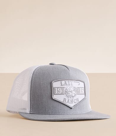 Lazy J Ranch Wear Patch Trucker Hat front view