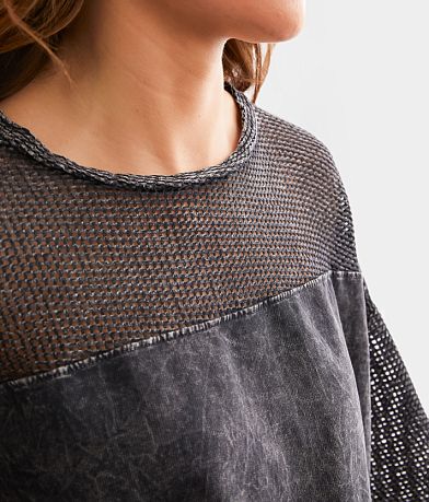 Gilded Intent Fishnet Oversized T-Shirt MISC_DETAIL_1