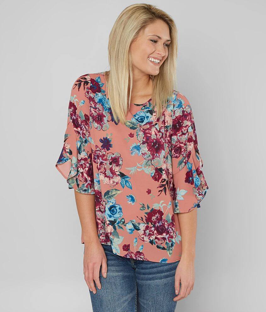 Daytrip Floral Top front view