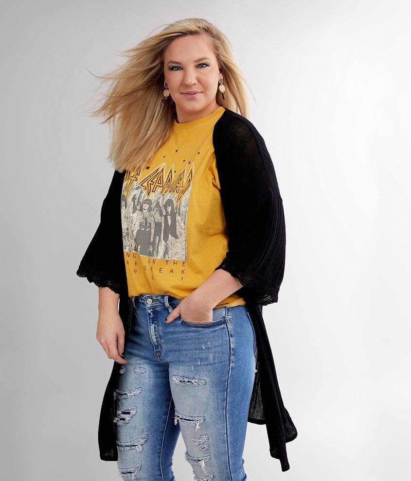 Daytrip Ribbed Knit Cardigan - Plus Size Only