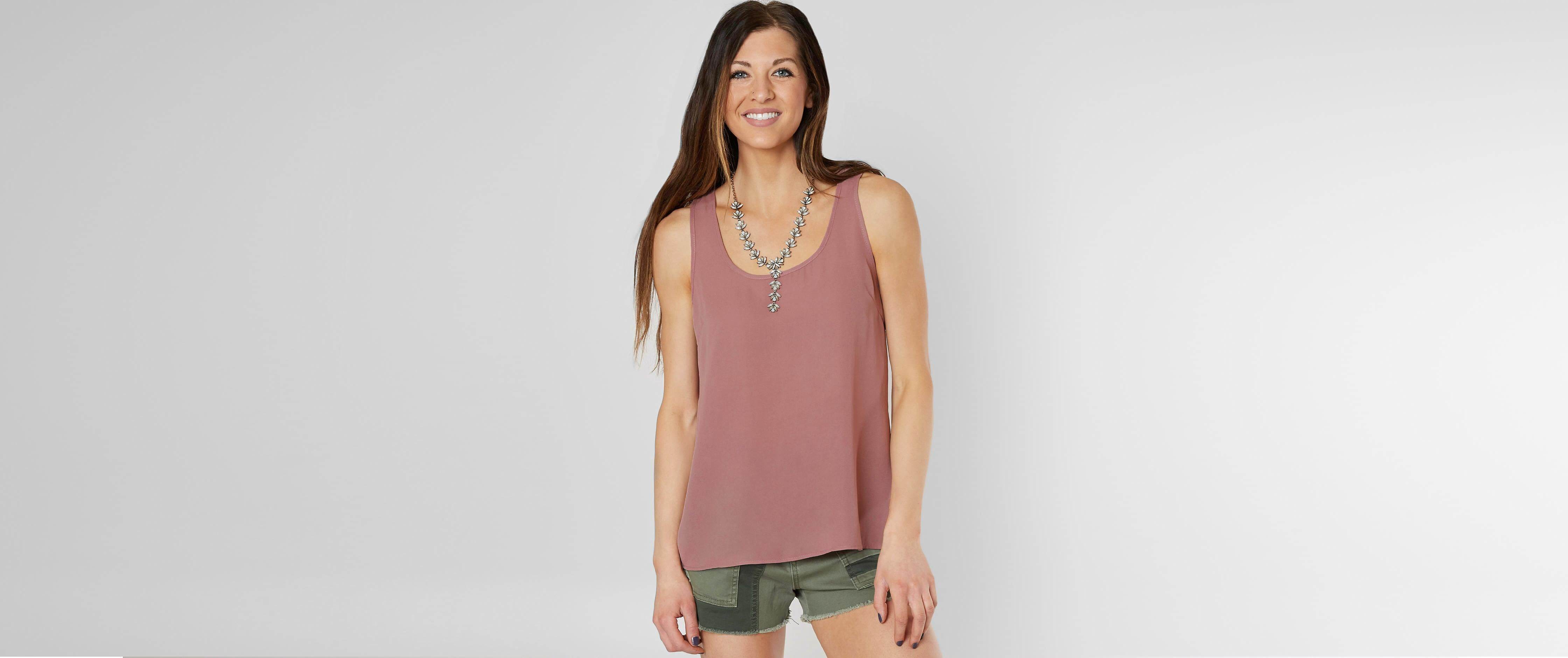 women's chiffon tank tops