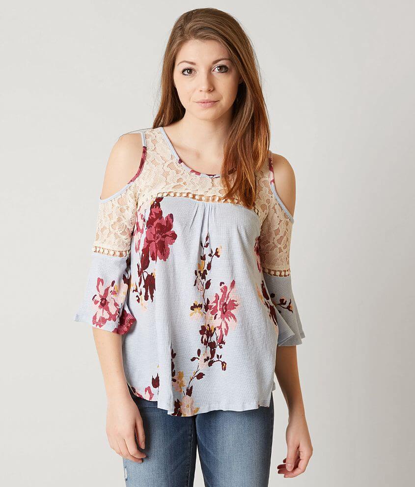 Daytrip Cold Shoulder Top front view