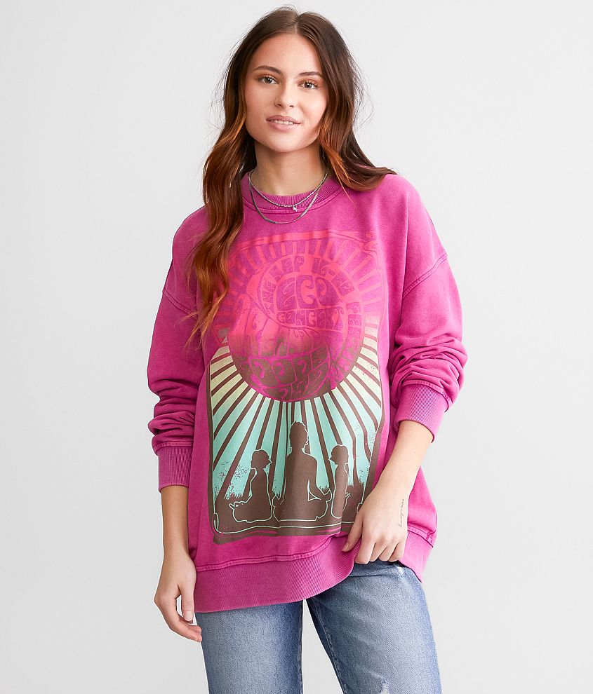 LE LIS Celestial Oversized Pullover front view