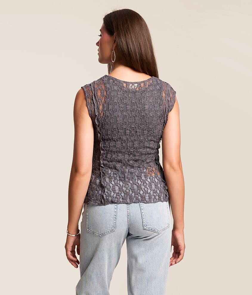 Ruffle Lace Top