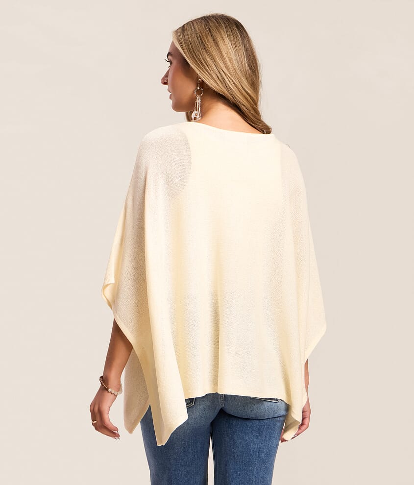 Crew Neck Poncho
