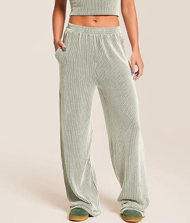 Willow & Root Rib Knit Wide Leg Pant front view
