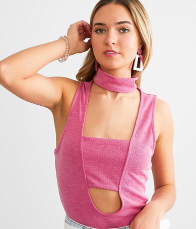 LE LIS Cut-Out Tank Bodysuit misc detail 1 view