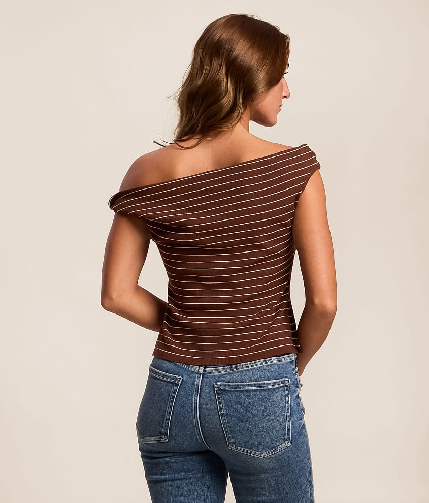 Twisted Off The Shoulder Top