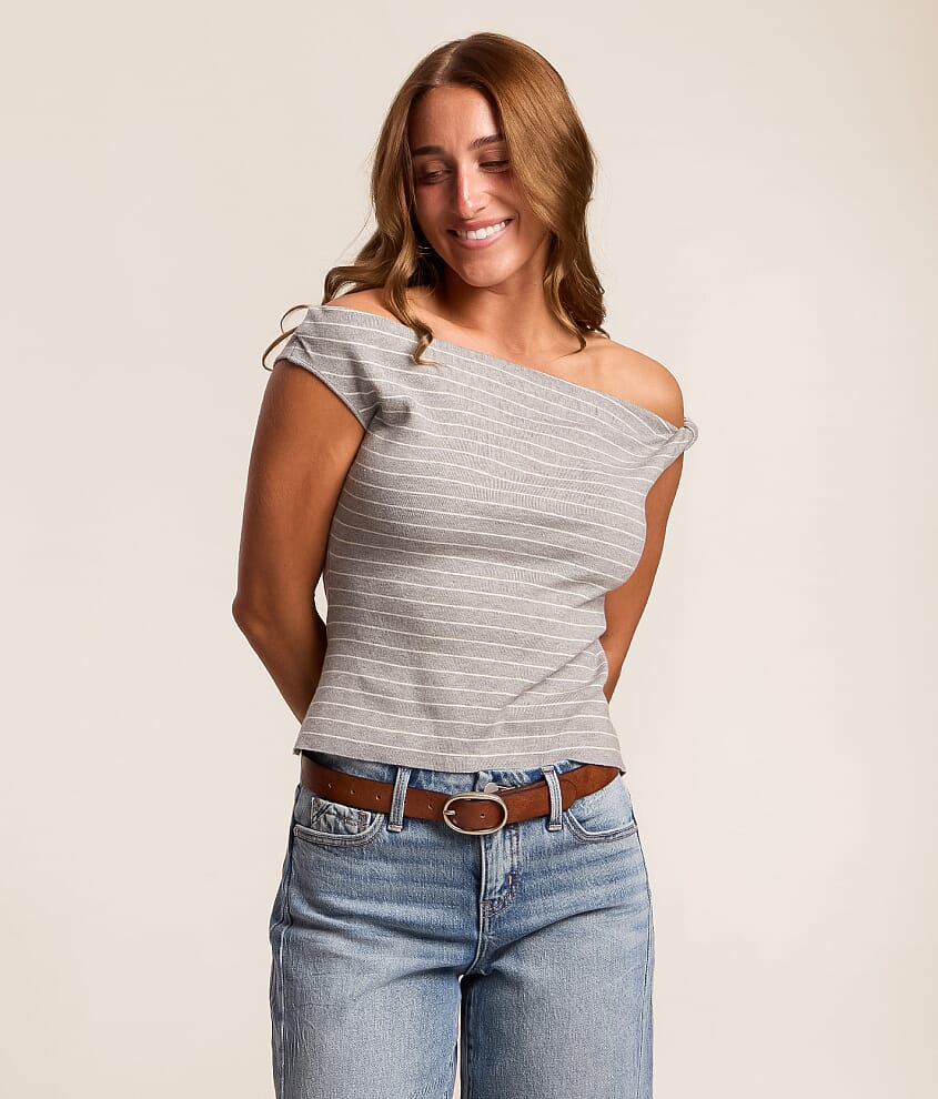 Twisted Off The Shoulder Top
