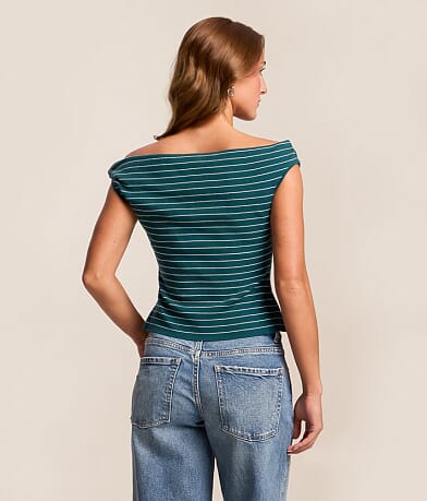 Twisted Off The Shoulder Top thumbnail 2