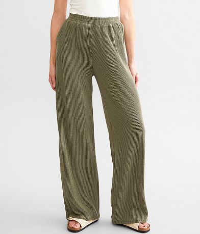 Willow &amp; Root Rib Knit Flare Pant FULL_LEFT_SIDE