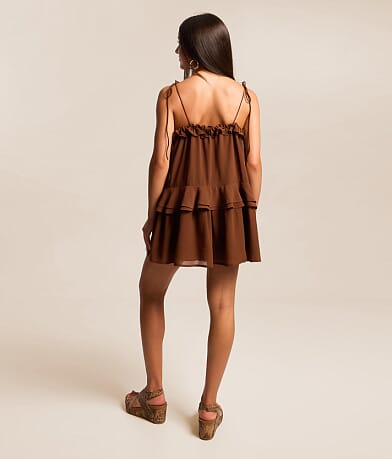 Tiered Chiffon Romper thumbnail 3