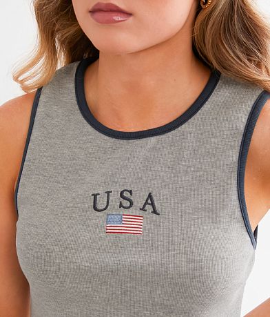LE LIS USA Cropped Tank Top MISC_DETAIL_1