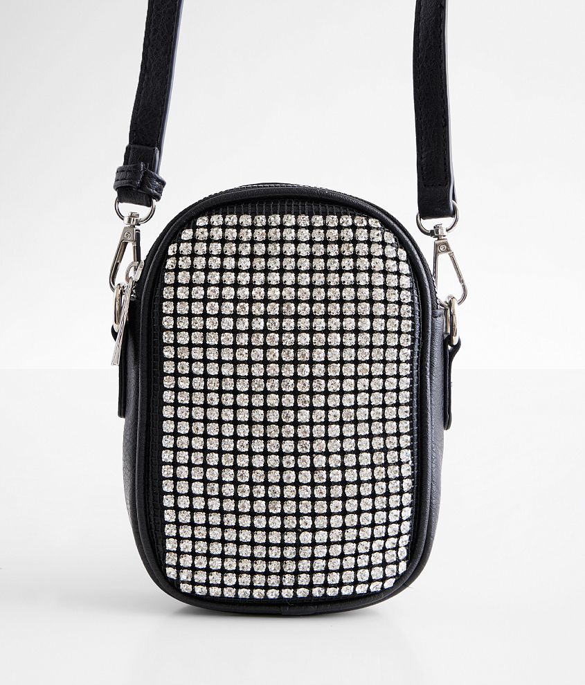 Black and clearance silver crossbody purse