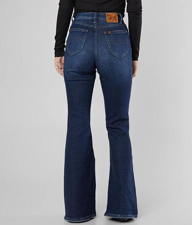 Lee&#174; High Rise Flare Stretch Jean BACK
