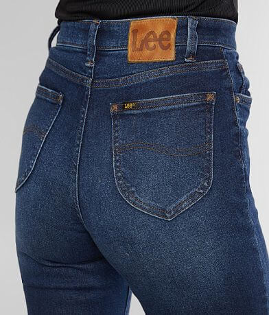 Lee&#174; High Rise Flare Stretch Jean BACK_POCKET