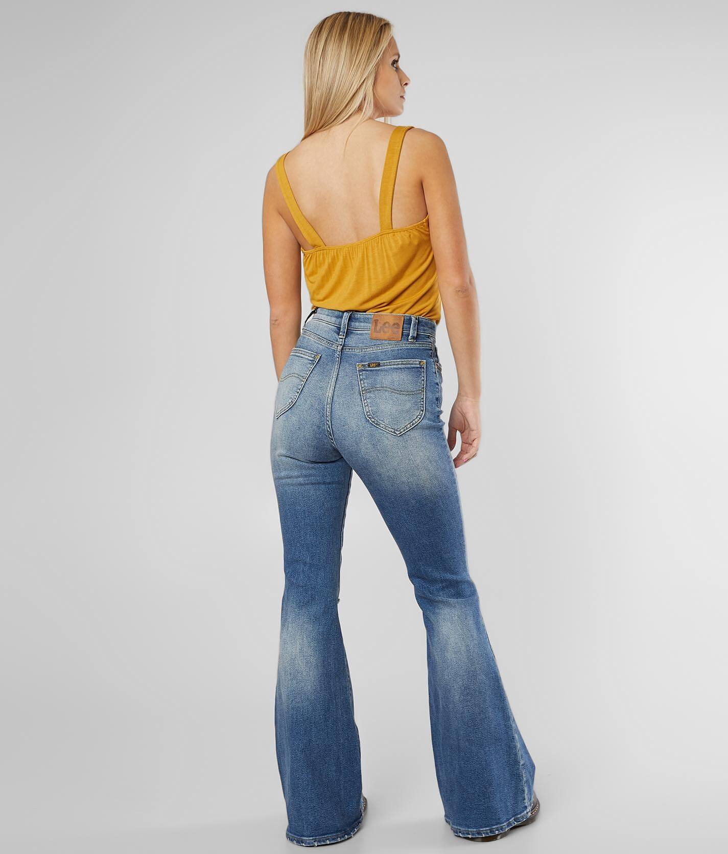 high rise lee jeans