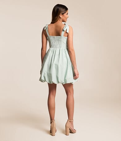 Gingham Mini Bubble Dress thumbnail 3