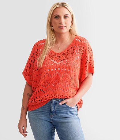 Daytrip Open Stitch Sweater front view