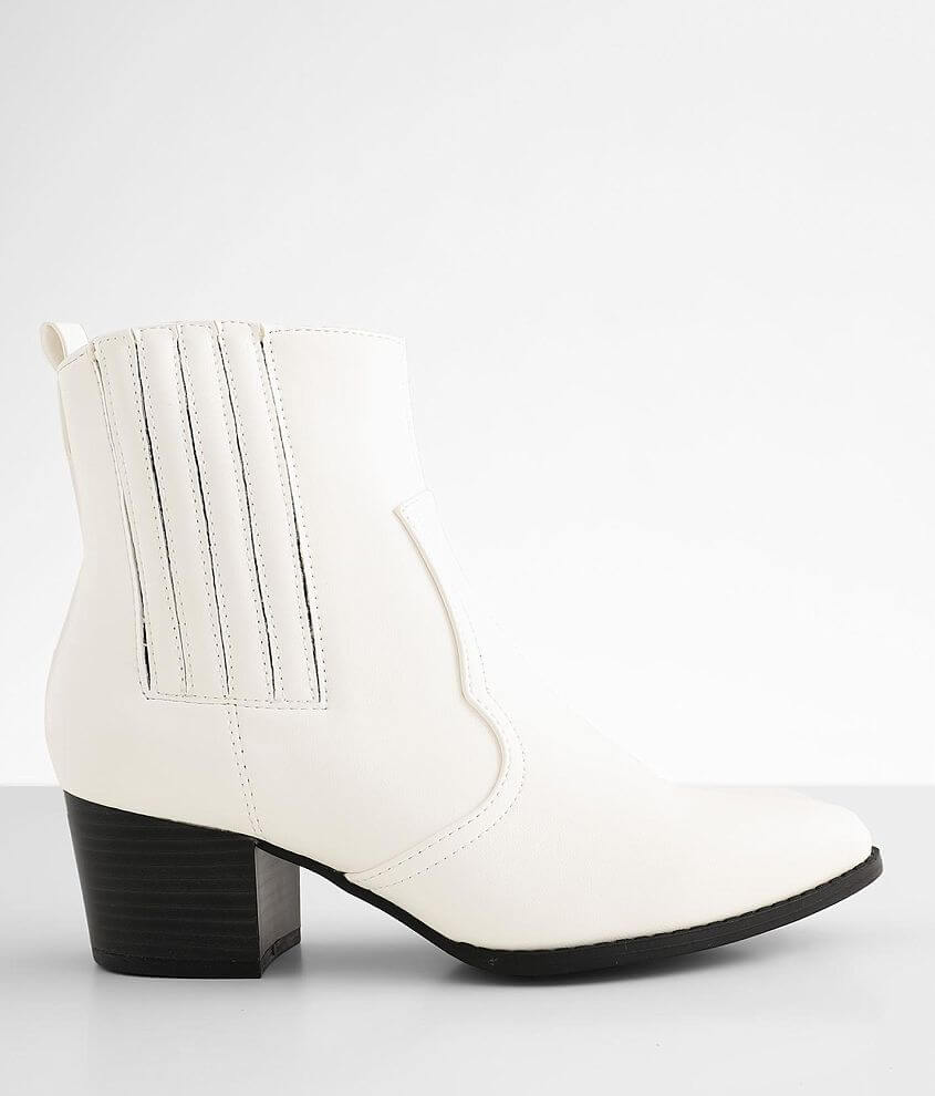 Wild Diva Lounge Kendra Ankle Boot - Women's Shoes in White | Buckle