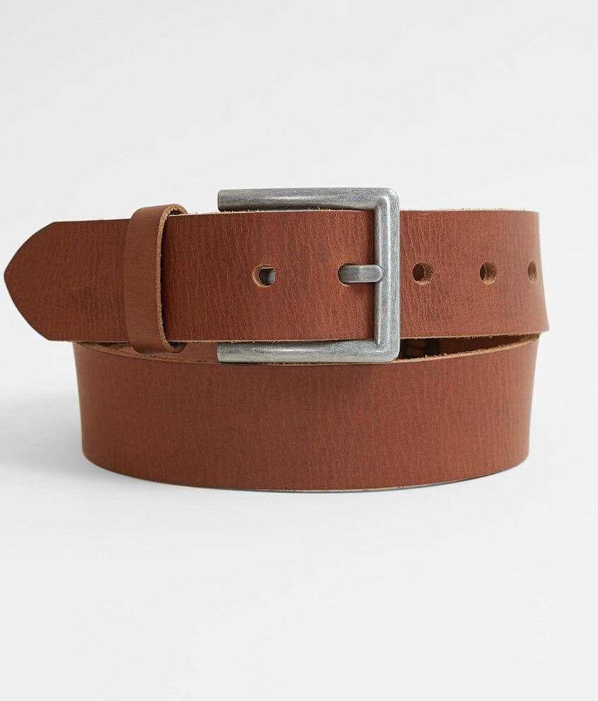 Vintage American Elmer Leather Belt front view