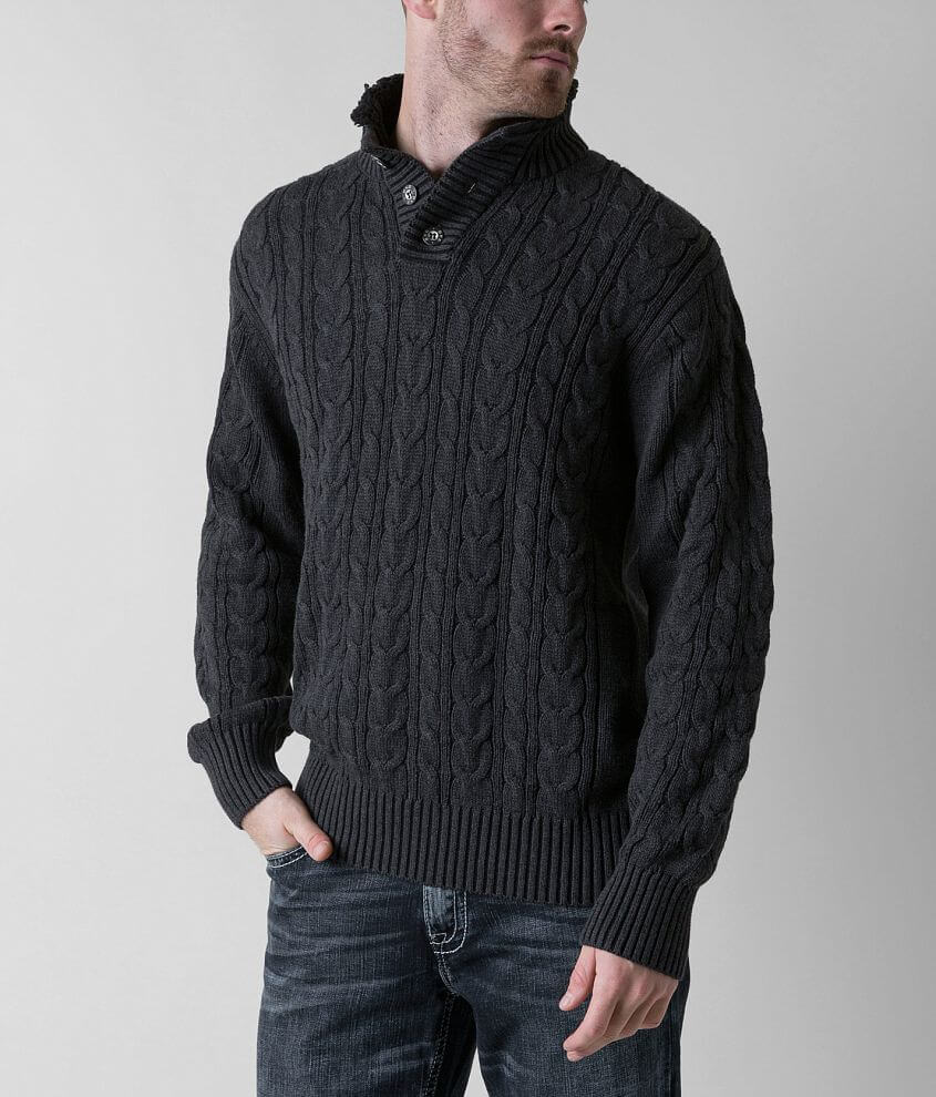 BKE Zion Henley Sweater front view