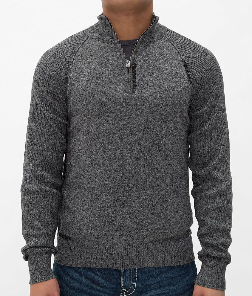 Buckle Black Motion Sweater front view