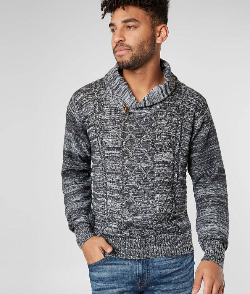 J.B. Holt Meister Cowl Neck Sweater - Men's Sweaters in Navy | Buckle