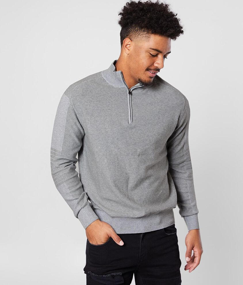 J.B. Holt Quarter Zip Sweater front view