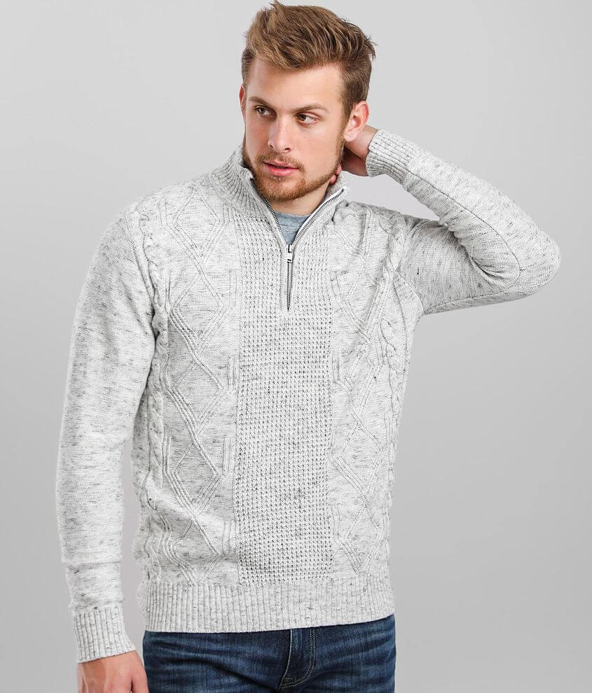 JB Holt Thomas Quarter Zip Mock Neck Sweater