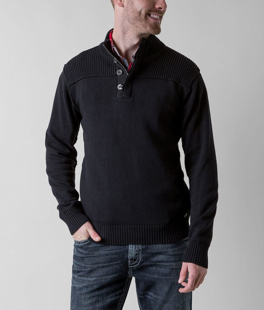 J.B. Holt The Jefferson Henley Sweater front view