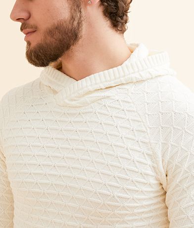 BKE Open Weave Hooded Sweater misc detail 1 view