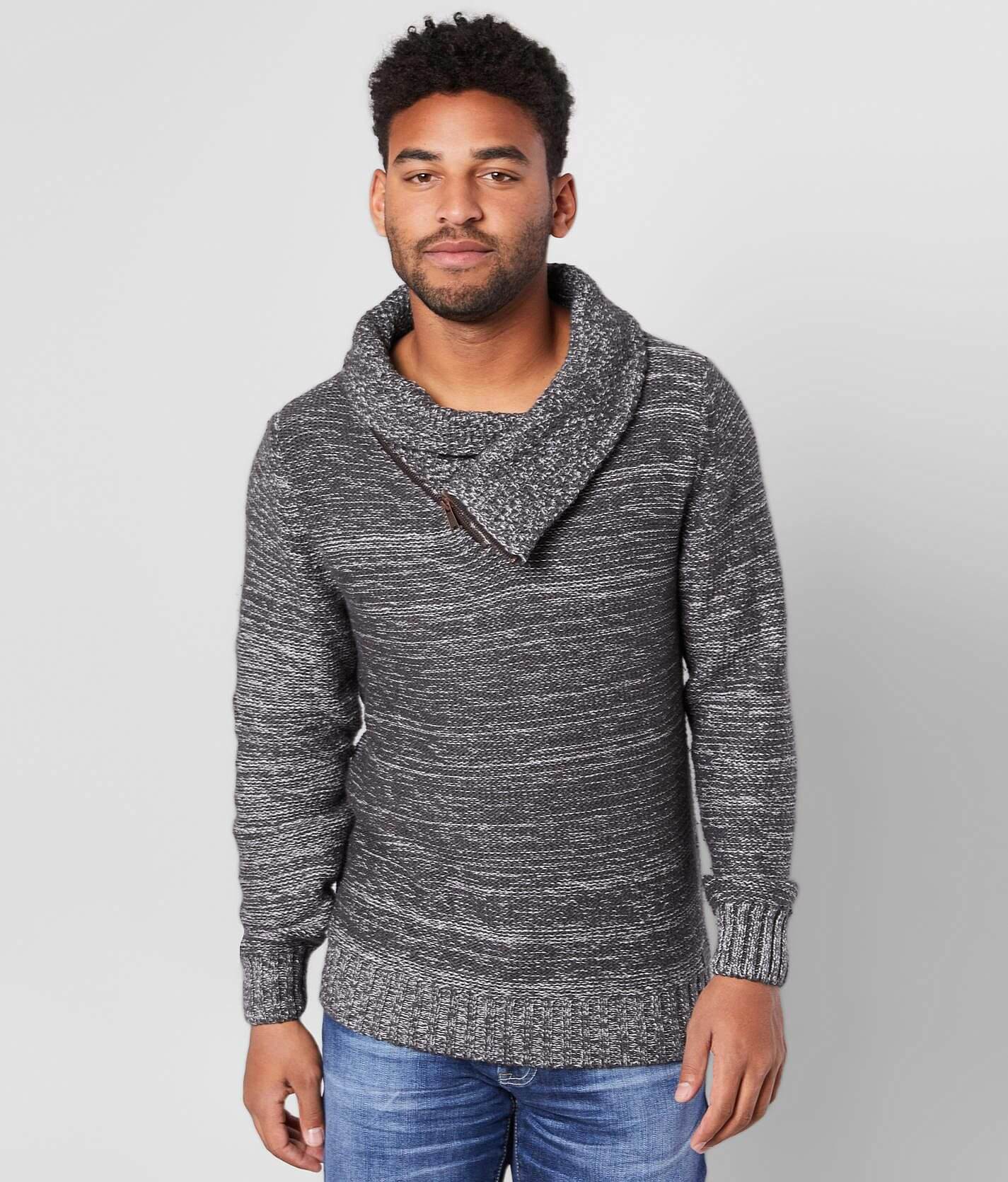 Mens deals asymmetrical sweater