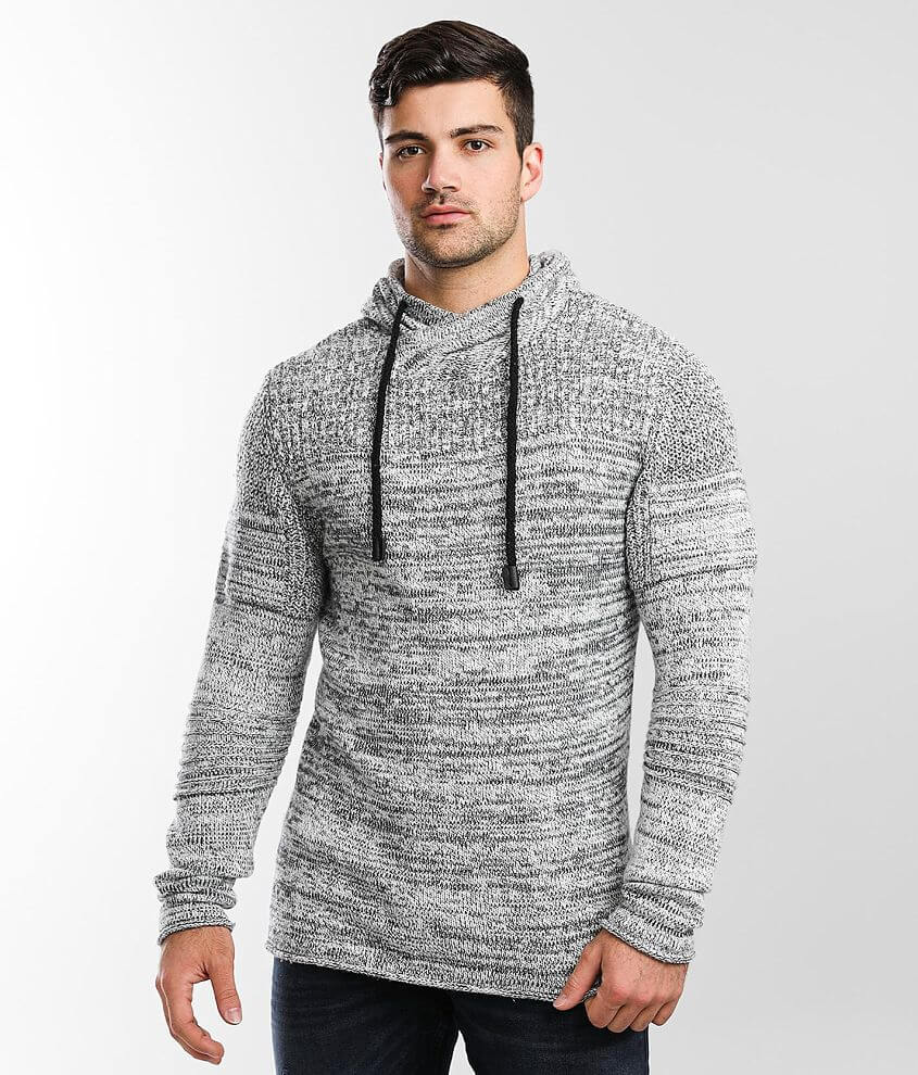 Outpost Makers Crossover Hooded Sweater - Men's Sweaters in Black ...